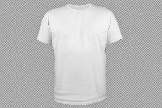 PSD gratuit tshirt blanc uni regular isolé