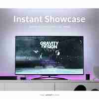 PSD gratuit tv mock up