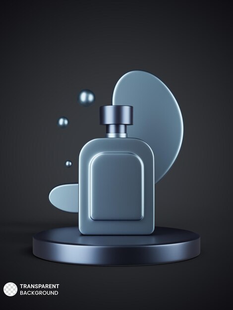 Vaporisateur de parfum de luxe sur la scène du podium rond