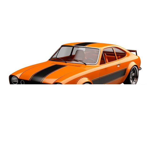 Voiture vintage isolée