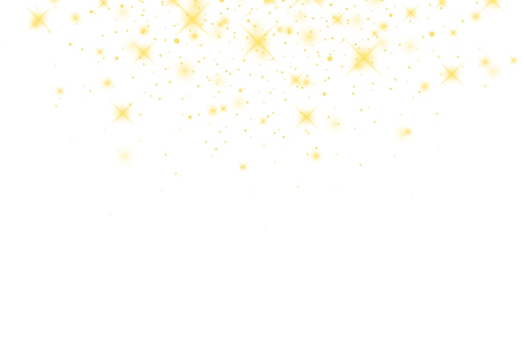 PSD gratuit vue sur fond d'étoiles jaune vif