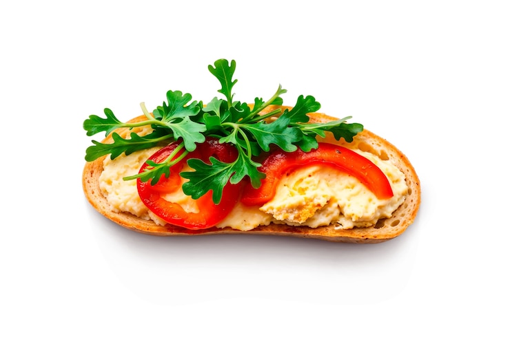 PSD gratuit vue rapprochée du sandwich italien appétissant