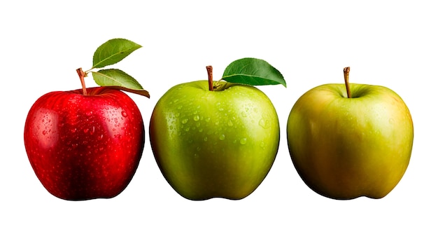 Vue rapprochée des pommes délicieuses et mûres