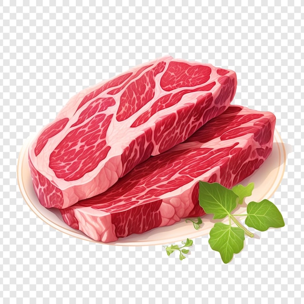 PSD gratuit wagyu isolé sur fond transparent