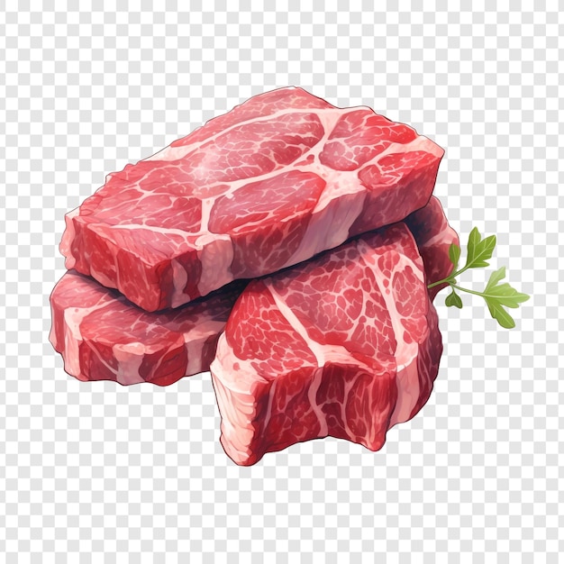 PSD gratuit wagyu isolé sur fond transparent