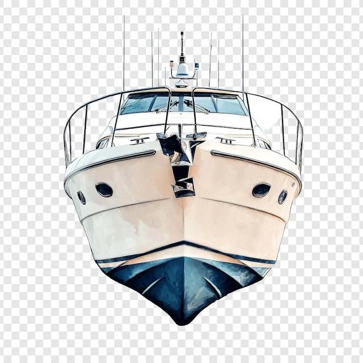 PSD gratuit yacht de luxe bateau à voile élégance navire nautique