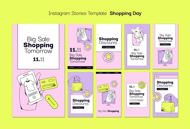 11.11 Venda instantânea de histórias do Instagram