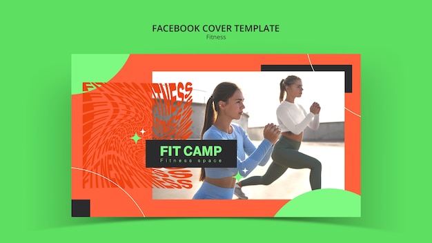 A capa do facebook da viagem de fitness.