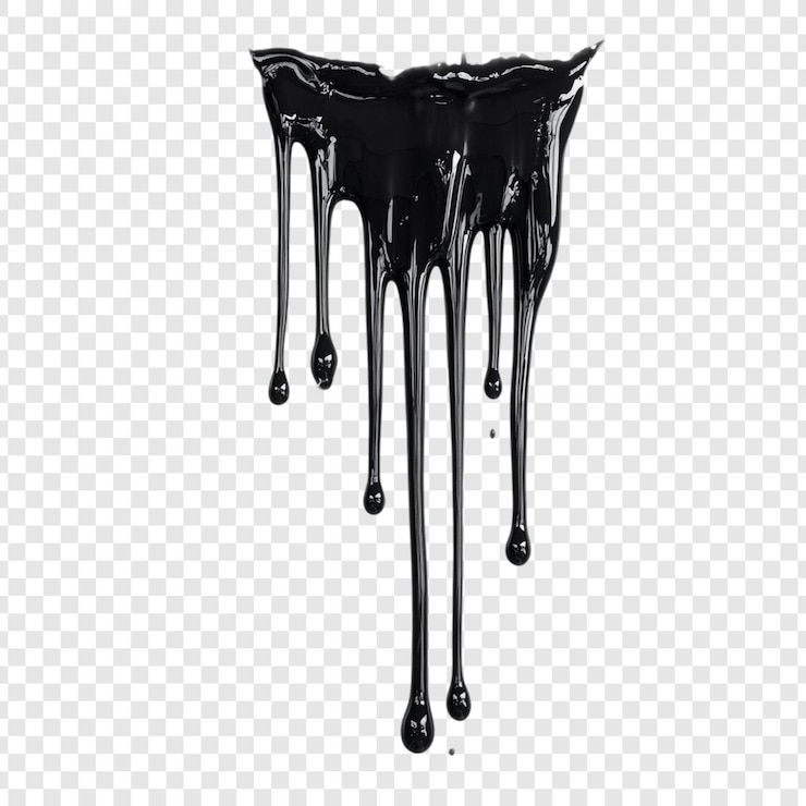 PSD grátis abstracto líquido preto gotejando textura viscosa elegança escura