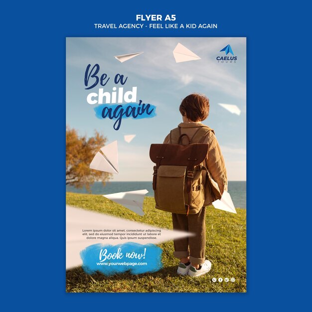 Agência de viagens - sinta-se como uma criança de novo