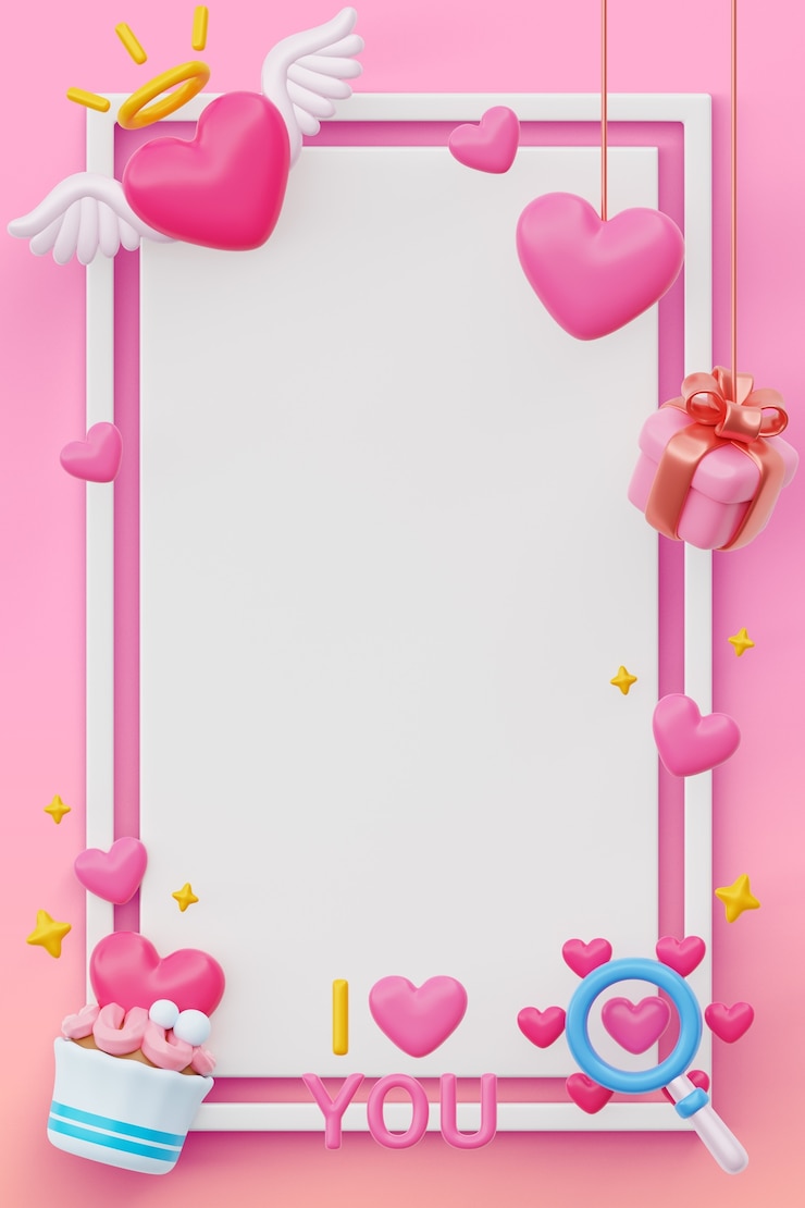 PSD grátis amor vendas verticais fundo de banner em branco