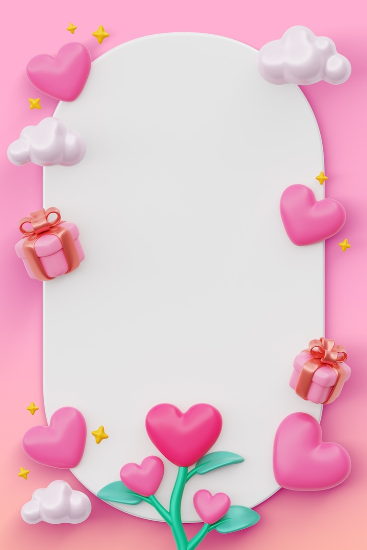 PSD grátis amor vendas verticais fundo de banner em branco