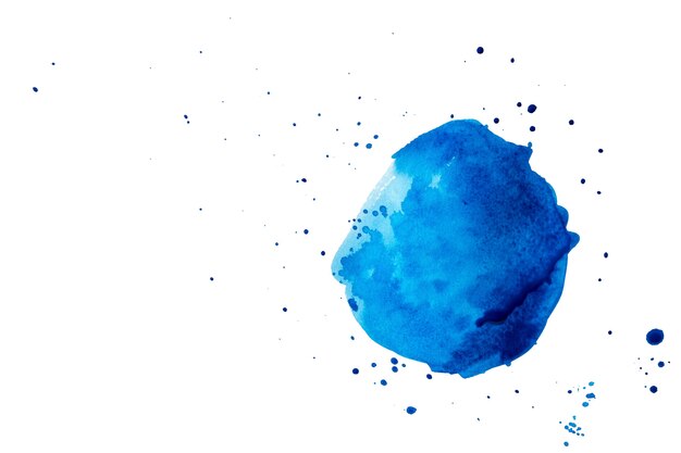 Amostras de aquarela isoladas