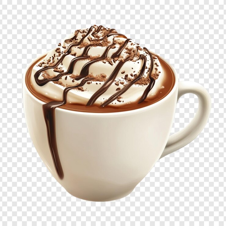 PSD grátis aproveite esta delícia de chocolate quente e cremoso