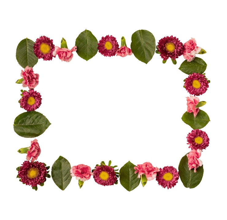 PSD grátis arranjo floral isolado em fundo branco