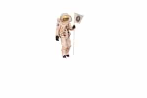 PSD grátis astronauta vestindo traje espacial