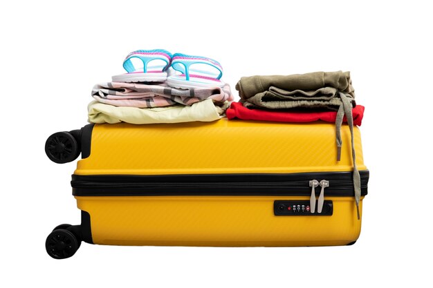 Bagagem preparada para viajar