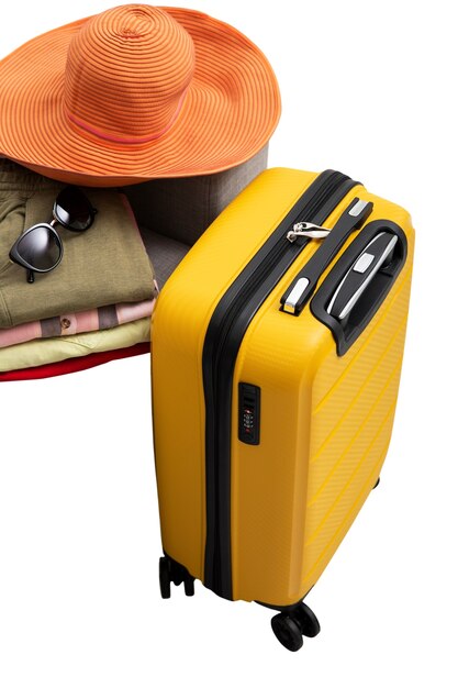 Bagagem preparada para viajar