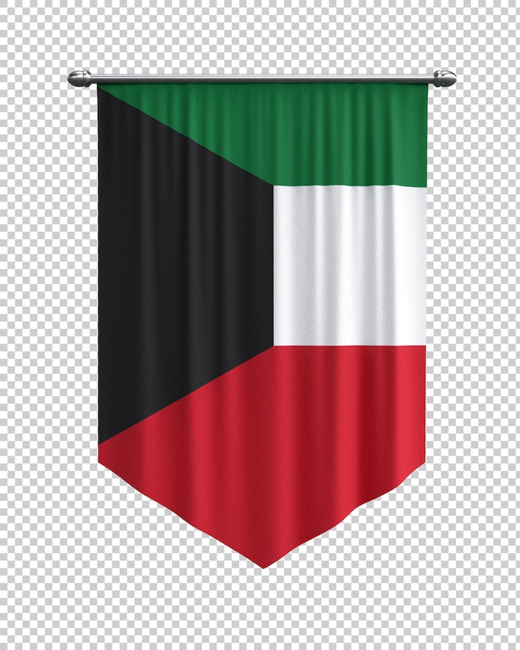 PSD grátis bandeira do kuwait