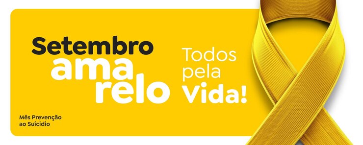 PSD grátis banner de mídia social amarelo setembro tudo para a vida