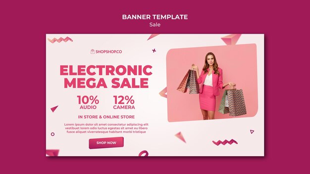 Banner do modelo Black Friday