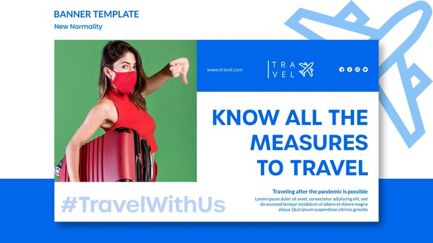 Banner horizontal para reserva de viagens
