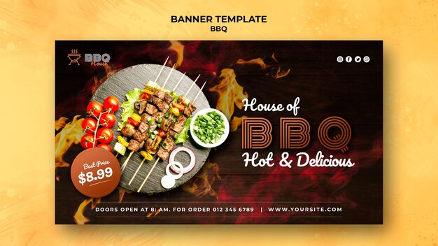 Banner para churrasco