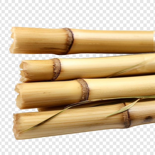 PSD grátis bastões de bambu usados para espetar alimentos com isolamento seletivo em fundo transparente