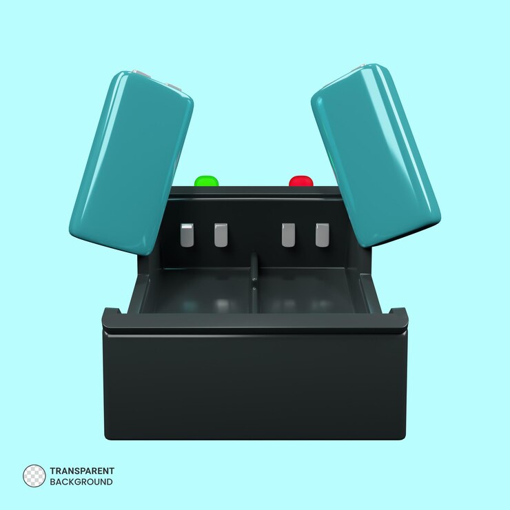 PSD grátis bateria recarregável e ícone de doca de carregamento isolado renderização 3d ilustração