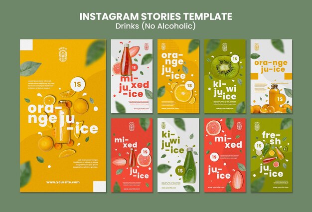 Beba design de modelo de histórias do instagram