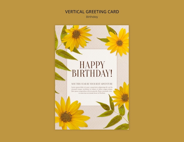 PSD grátis birthday celebration  template