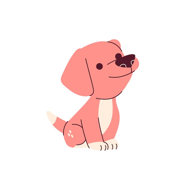 cachorro fofo isolado