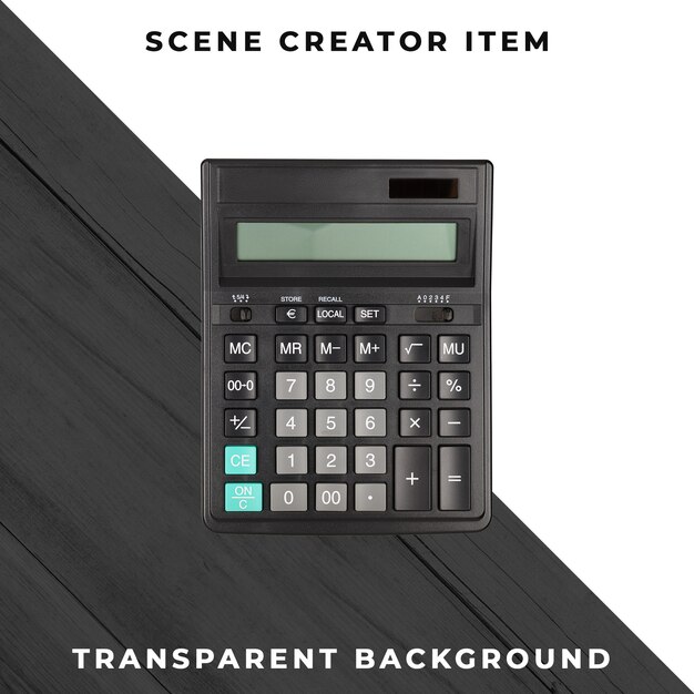 calculadora transparente PSD