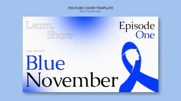 Capa do youtube de conscientização de novembro azul