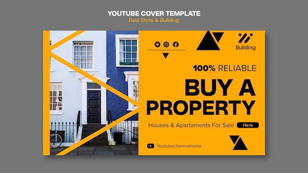 Capa do youtube do projeto imobiliário