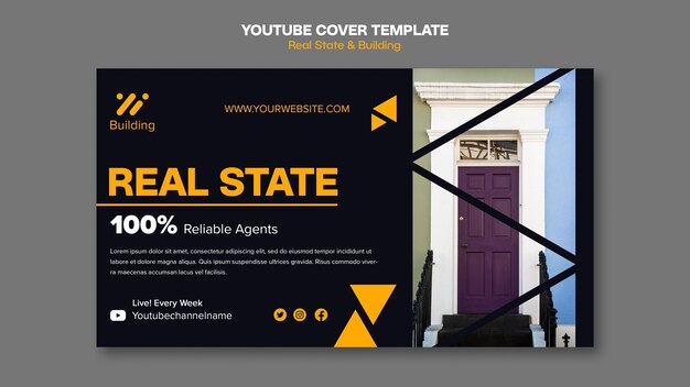 Capa do youtube do projeto imobiliário