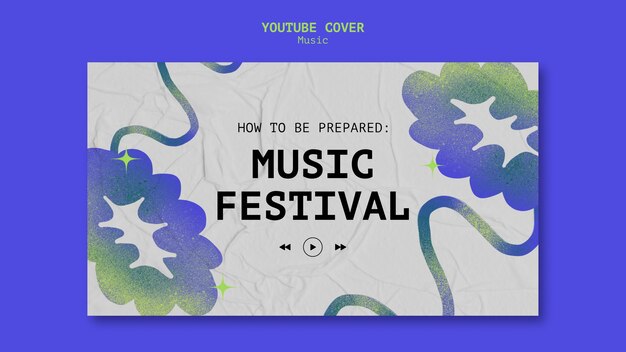 Capa do youtube para evento musical