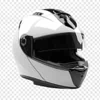 PSD grátis capacete de motocicleta de rosto inteiro detalhado isolado em fundo transparente