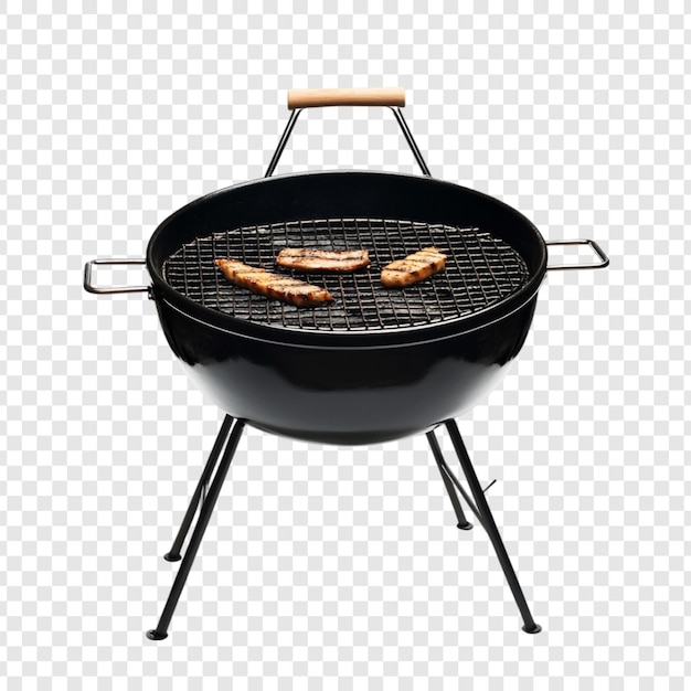 Carne deliciosa grelhada numa grelha de churrasco preta