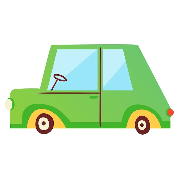 Carro bonito isolado
