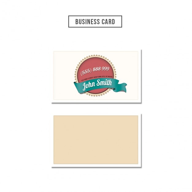 PSD grátis cartão com uma ilustração badge
