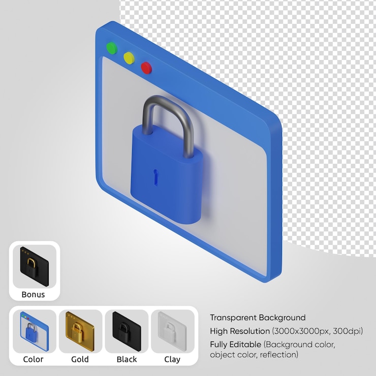 PSD grátis certificado 3d ssl