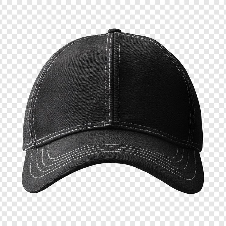 PSD grátis chapéu de beisebol preto estilo clássico uso versátil