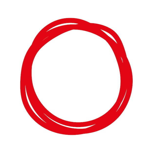 PSD grátis círculo vermelho