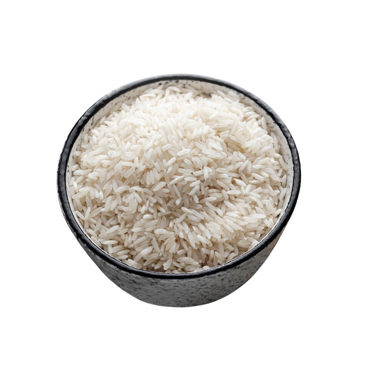 PSD grátis close-up de arroz isolado