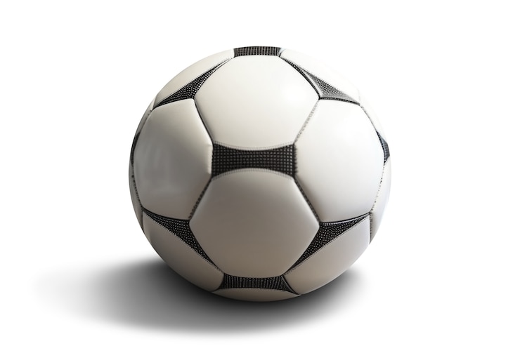 PSD grátis close-up de uma bola de futebol
