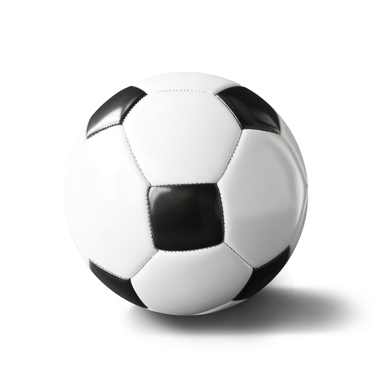 PSD grátis close-up de uma bola de futebol