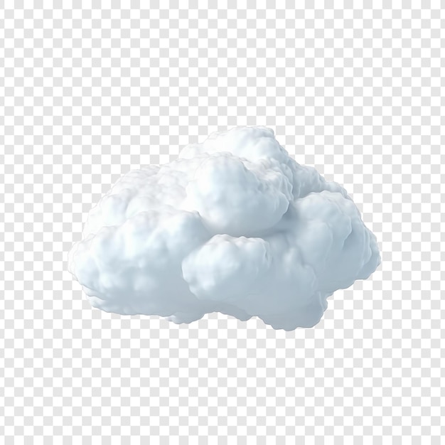 PSD grátis cloud png isolado em fundo transparente