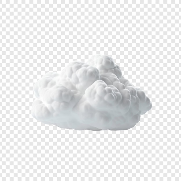 PSD grátis cloud png isolado em fundo transparente