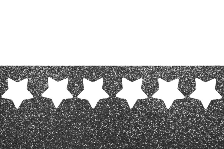 PSD grátis coleção de estrelas cinzentas